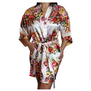 Satin Kimono Robe